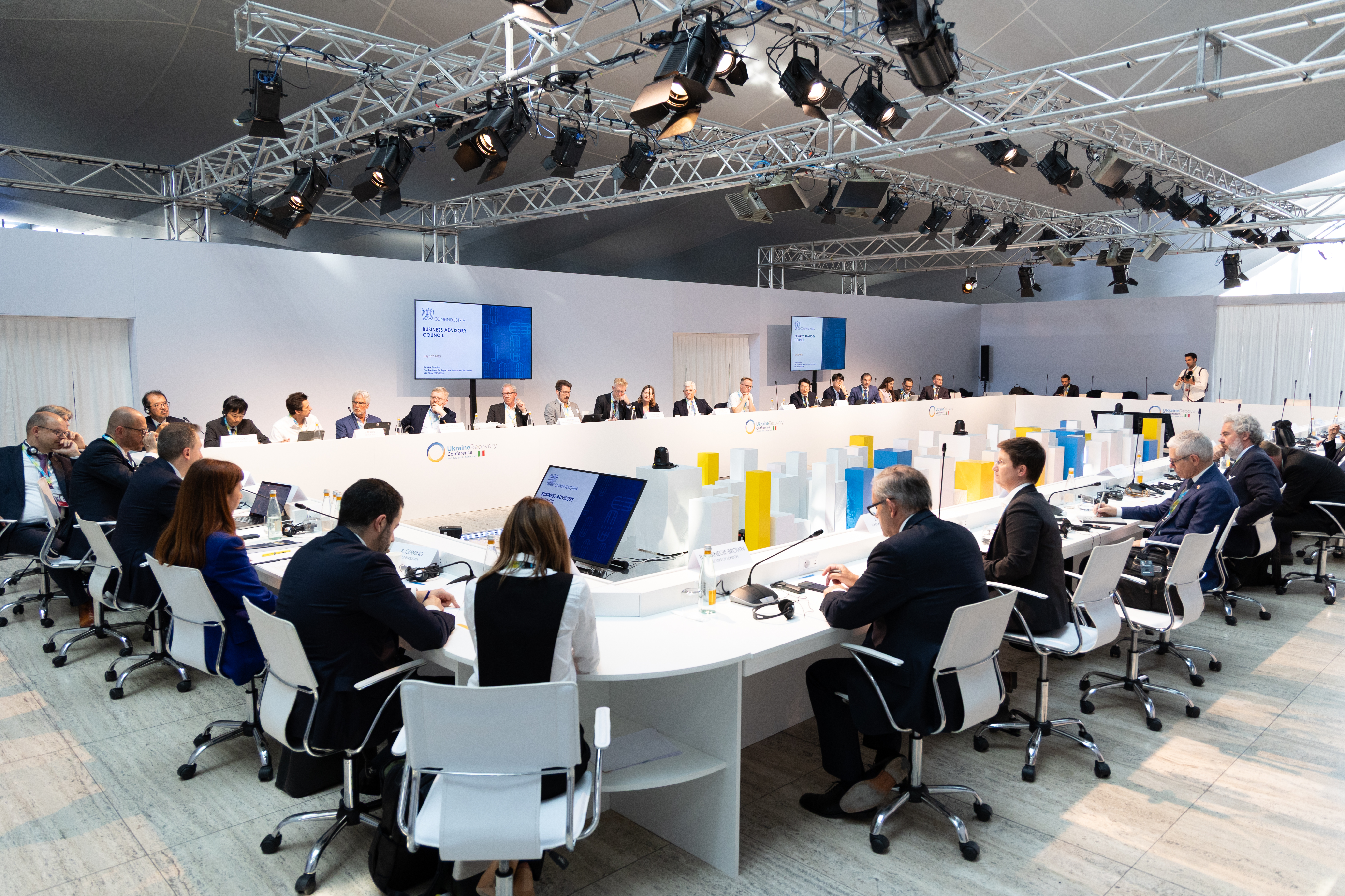 Гендиректор InterChem на зустрічі Business Advisory Council в ході Міжнародної конференції з відновлення України